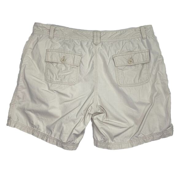 Eddie Bauer Women's Adventurer Ripstop Shorts Light Khaki 5" Inseam Size 14 - Picture 2 of 4
